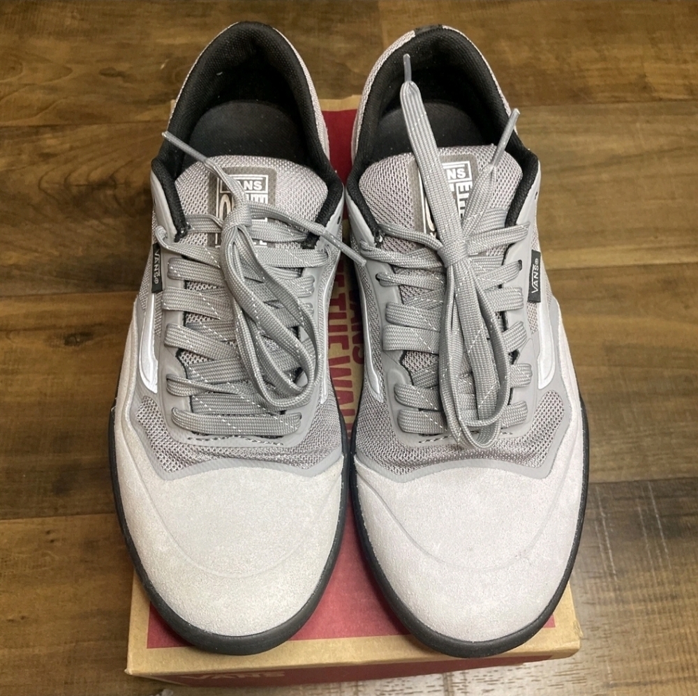 Vans Ave Pro 1 Reflective Gray Men 7 Size Skateboarding Suede 112025 - Picture 4 of 11